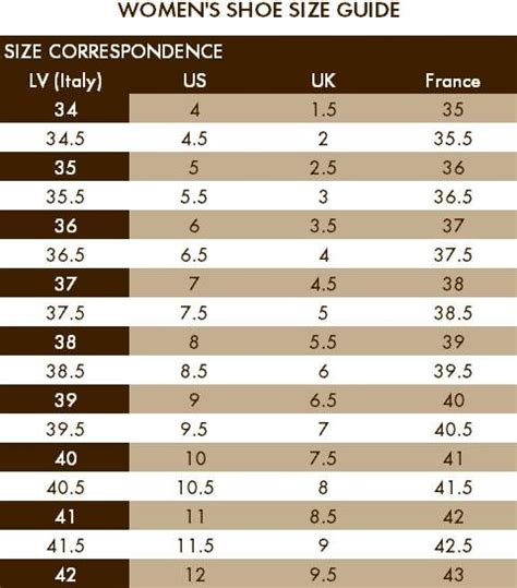 lv shoe sizes|louis vuitton shoe sizes chart.